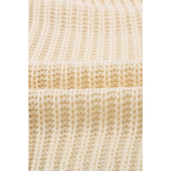 Wrap V Neck Sweater With Side Tie - Picture 10 of 11